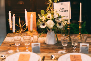 table décoration - les crâneuses - wedding designer