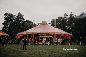 Mariage chapiteau - Amiens - Wedding planner - Les crâneuses - Cirque - Décoration