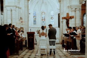 Chapelle Vitry la Ville - Mariés - Robe mariée - Mariage Eglise