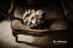 Bouquet mariée poudré - Préparatifs mariée